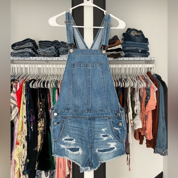 AE - Tom Girl Denim Overalls - Picture 2 of 9